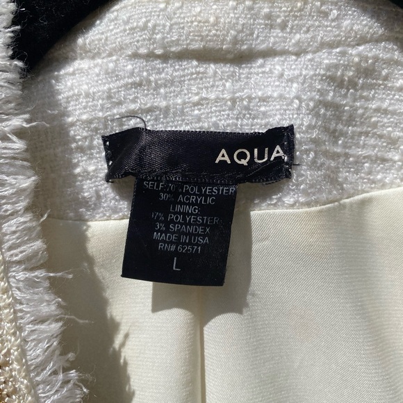 Chic White & Gold Women's Jacket - Picture 4 of 4